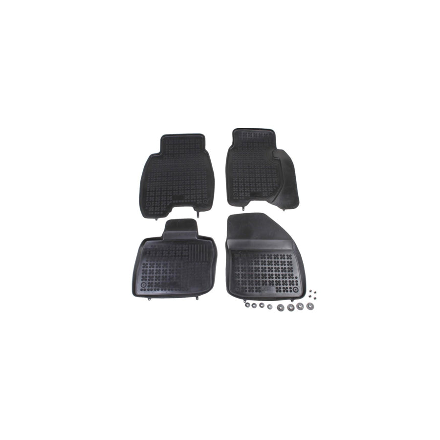 REZAW PLAST Tailored 200902 Floor mat set for HONDA Civic VIII Hatchback (FN, FK) Elastomer, Front and Rear, Quantity: 4, Black