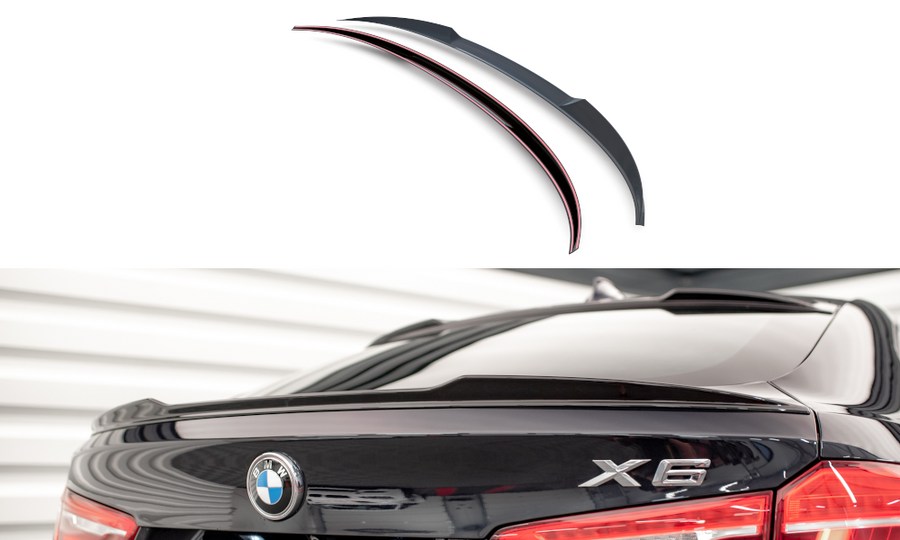 Maxton Design BM-X6-16-MPACK-CAP2T Spoiler Cap 3D BMW X6 M-Pack F16 | Duco Car Parts UK Car Parts