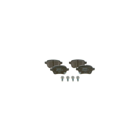 Bosch 0986494825 Brake Pad Set With Acoustic Wear Warning With Anti Squeak Plate With Bolts Screws With Accessories BP1999