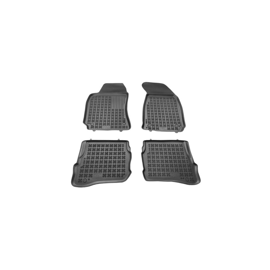 REZAW PLAST Tailored 200101 Floor mat set for VW PASSAT Elastomer, Front and Rear, Quantity: 4, Black