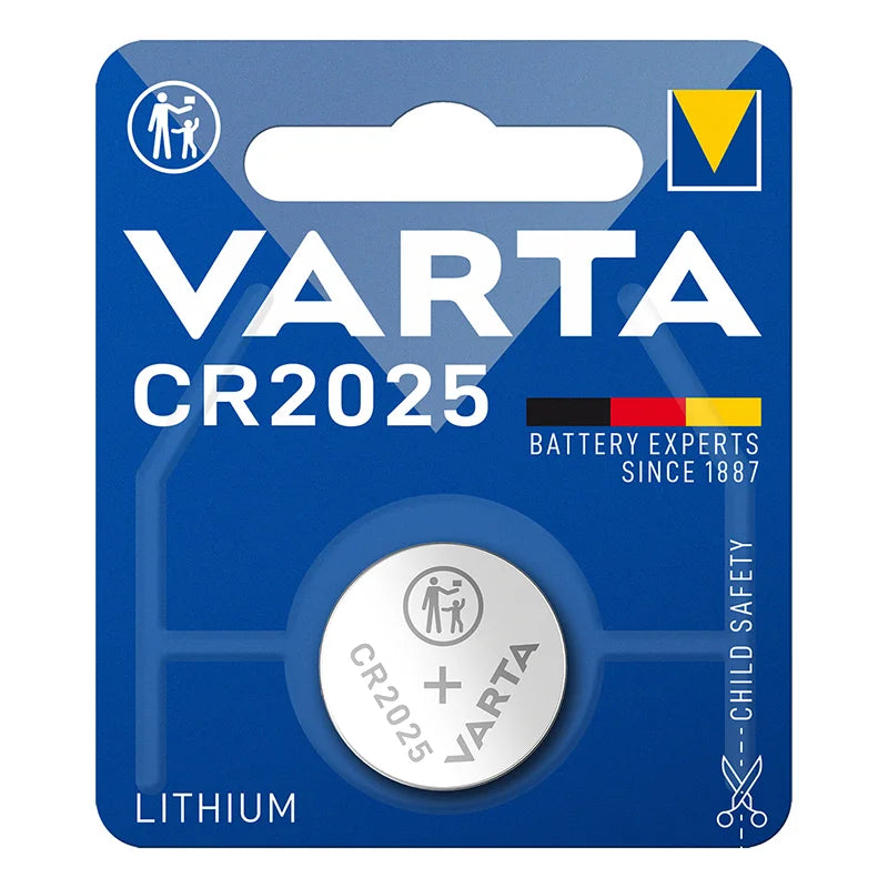 VARTA CR 2025 06025 101 401 Button cell battery 3V, 157mAh, Piece