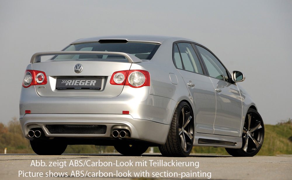 Rieger 00059430 VW 1KM Jetta Mk3 Rear Diffuser for Twin Tailpipe Left & Right