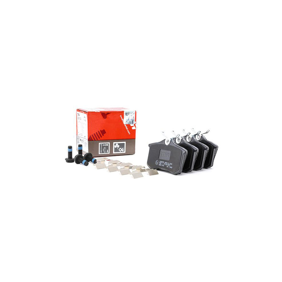 TRW Cotec Gdb1330 Brake Pad Set Not Prepared For Wear Indicator With Brake Caliper Screws With Accessories