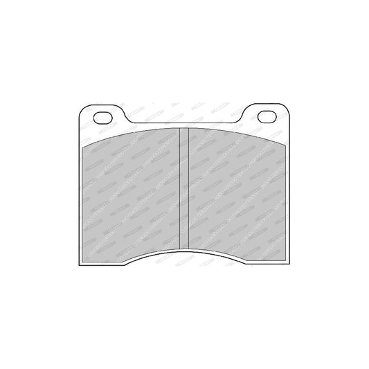 Ferodo Sl Fsl1267 Brake Pad Set Not Prepared For Wear Indicator With Piston Clip