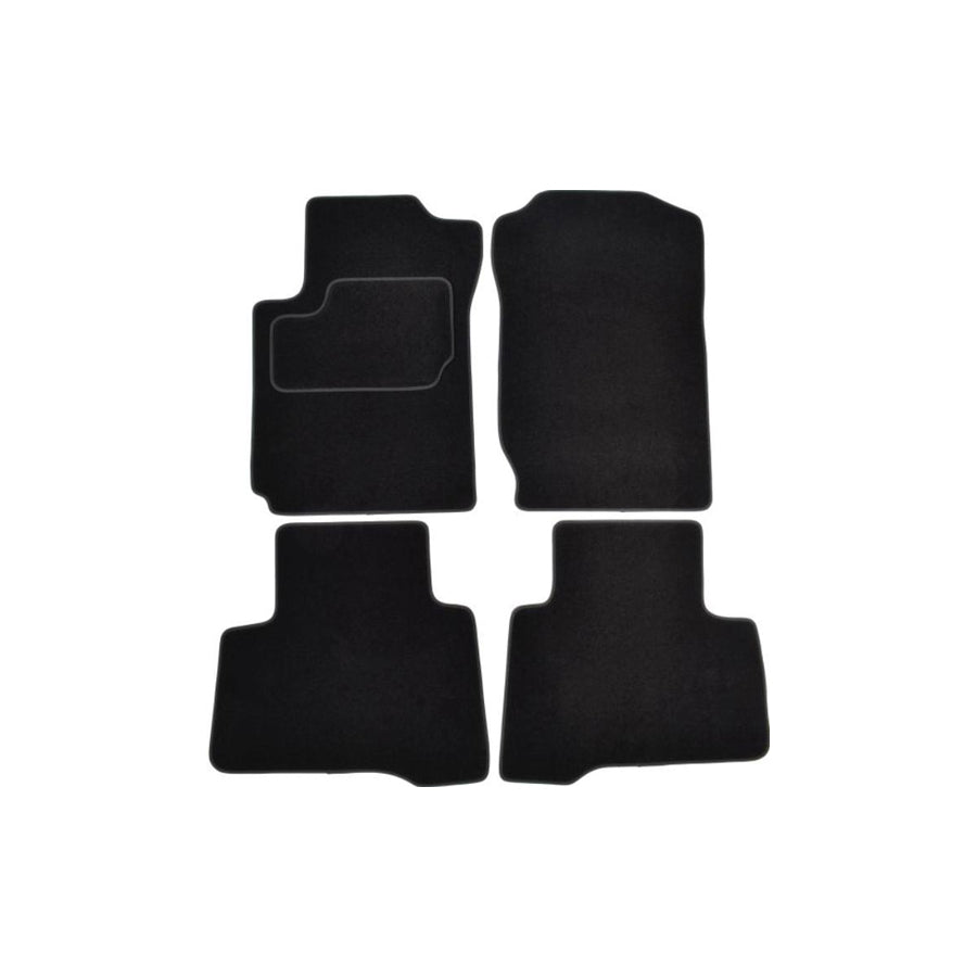 MAMMOOTH A041 SUZ40 PRM 01 Floor mat set for SUZUKI Grand Vitara II Off-Road (JT, TE, TD) Textile, Front and Rear, Quantity: 4, Black