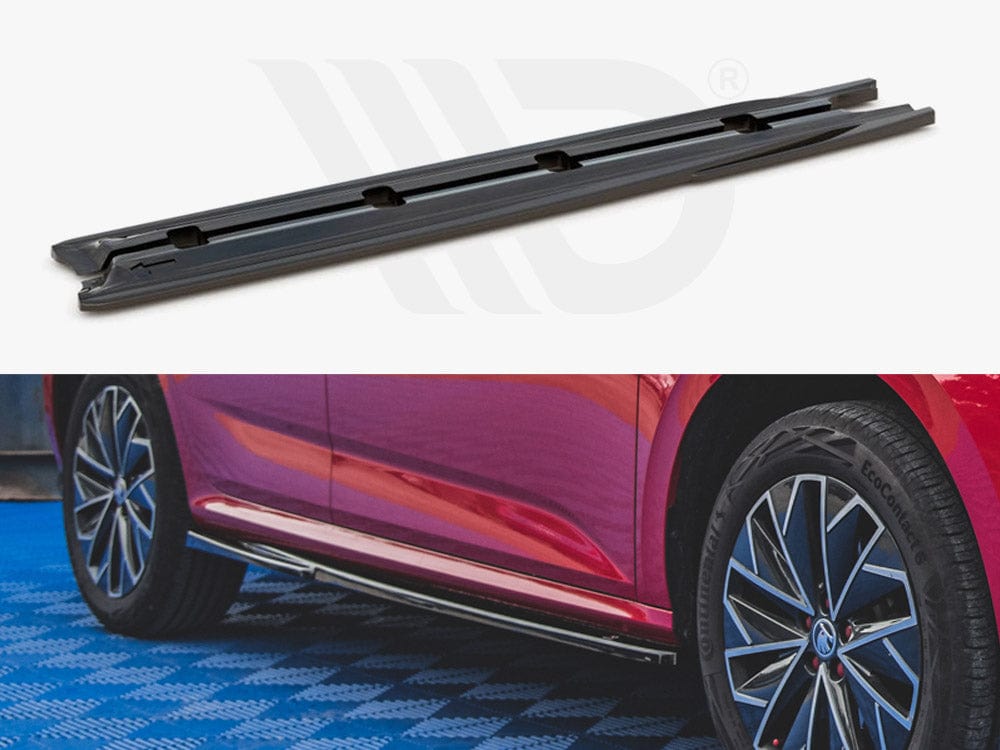 Maxton Design SK-KM-1-SD1T Side Skirts Diffusers Skoda Kamiq (2019-) | Duco Car Parts UK Car Parts
