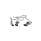 MillTek Audi D4 S8 Resonated Cat-Back Exhaust