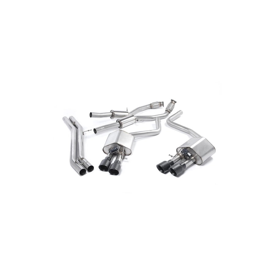 MillTek Audi D4 S8 Resonated Cat-Back Exhaust