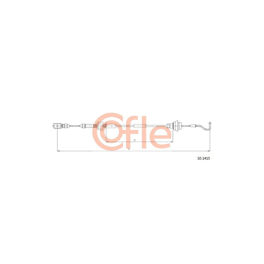 COFLE 10.1415 Throttle Cable | Duco Car Parts UK Car Parts