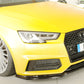 Rieger 00088226 Audi B9 F4 Front Splitter (A4 & S4) - Glossy Black