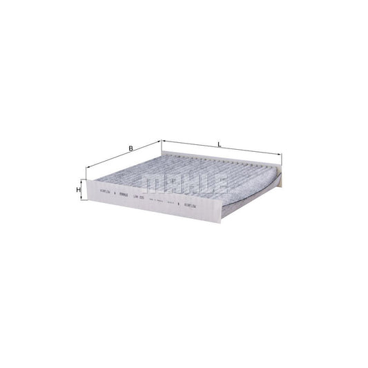 MAHLE ORIGINAL LAK 220 Pollen filter Activated Carbon Filter