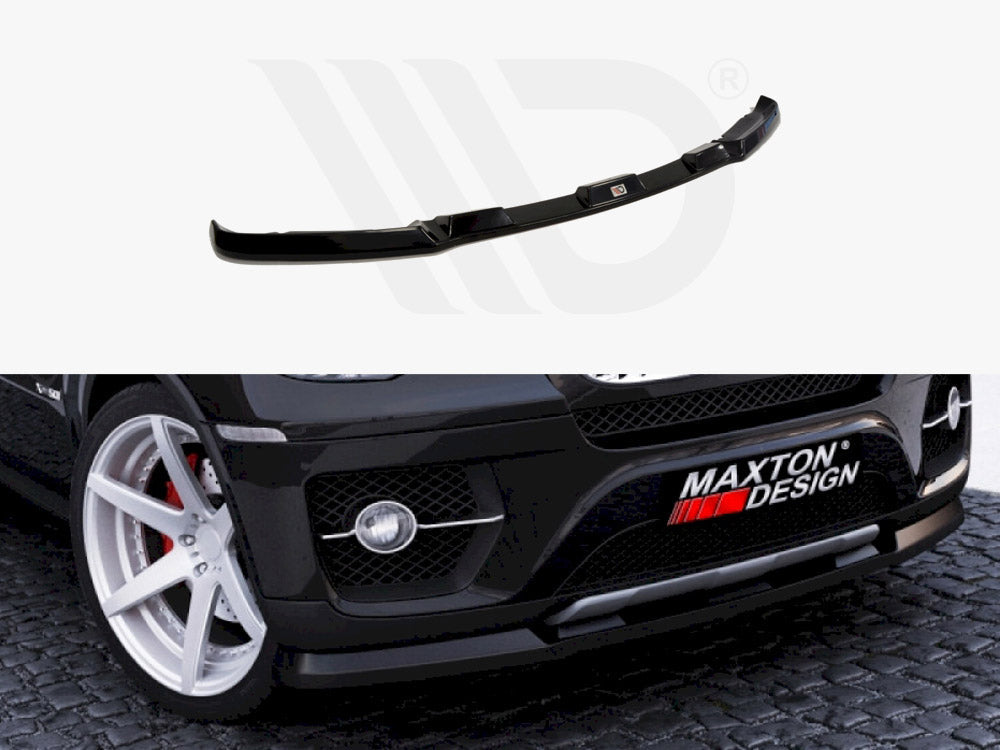 Maxton Design BM-X6-71-FD1T Front Splitter BMW X6 (2007-2010) | Duco Car Parts UK Car Parts