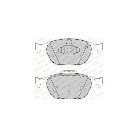Ferodo Premier Eco Friction Fvr1568 Brake Pad Set Not Prepared For Wear Indicator With Piston Clip Without Accessories