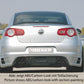 Rieger 00059429 VW 1F Eos Rear Diffuser for Twin Tailpipe Left & Right -  Matte Black