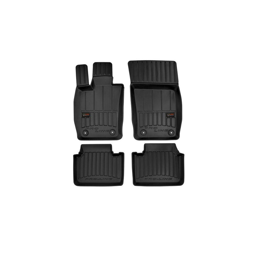 FROGUM Tailored 3D409507 Floor mat set for PORSCHE PANAMERA Elastomer, Front and Rear, Quantity: 4, Black, (LHD)