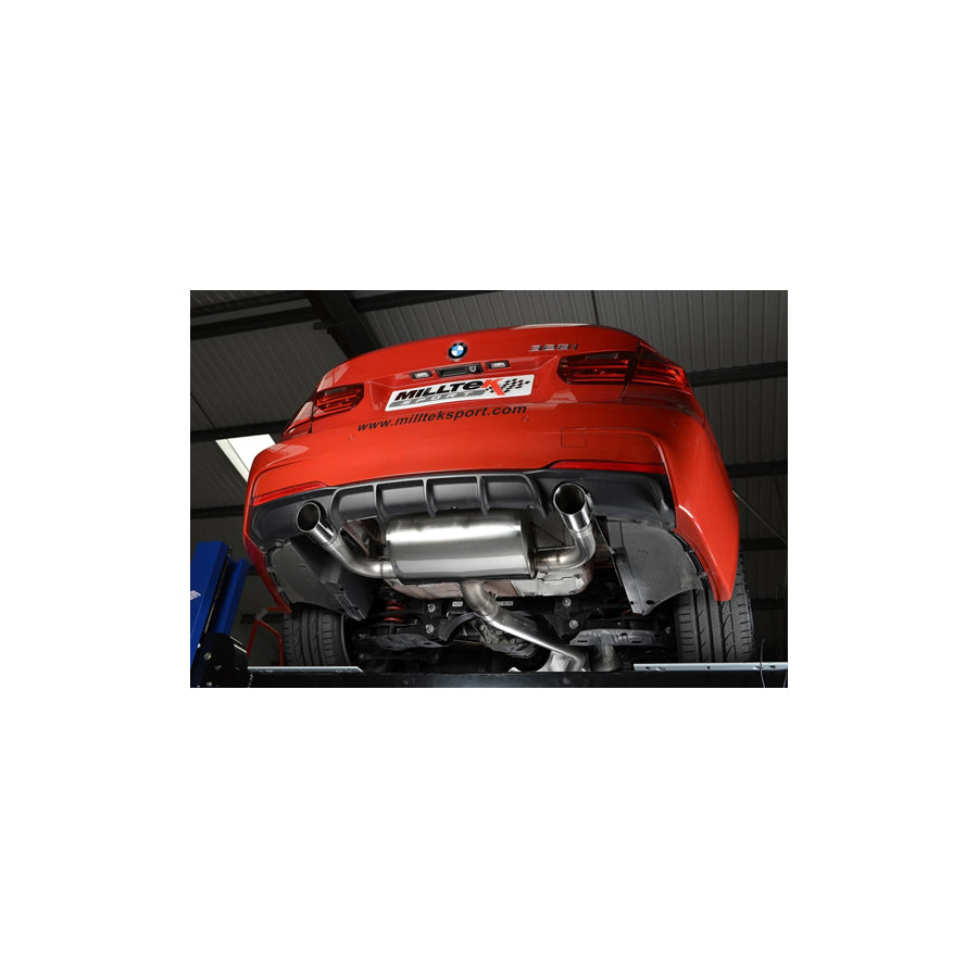 MillTek BMW N20 3" Full Exhaust System 3 Series F30 328i M sport