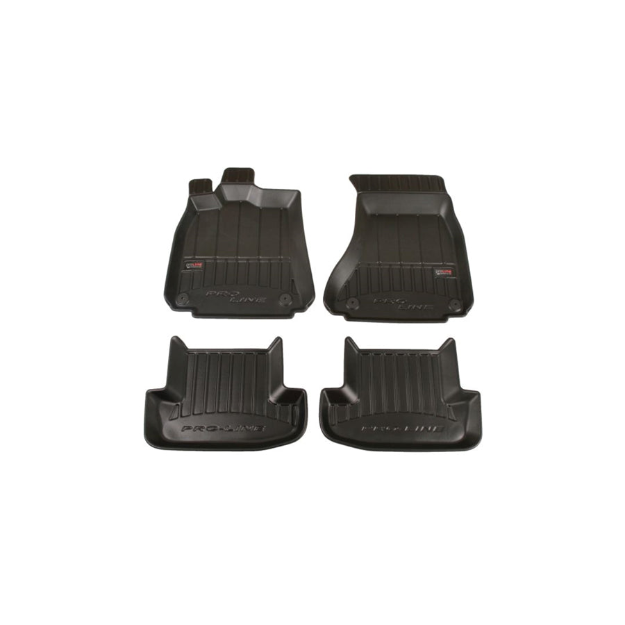 FROGUM 3D407954 Floor mat set for AUDI A5 B8 Coupe (8T3) Elastomer, Front and Rear, Quantity: 4, Black