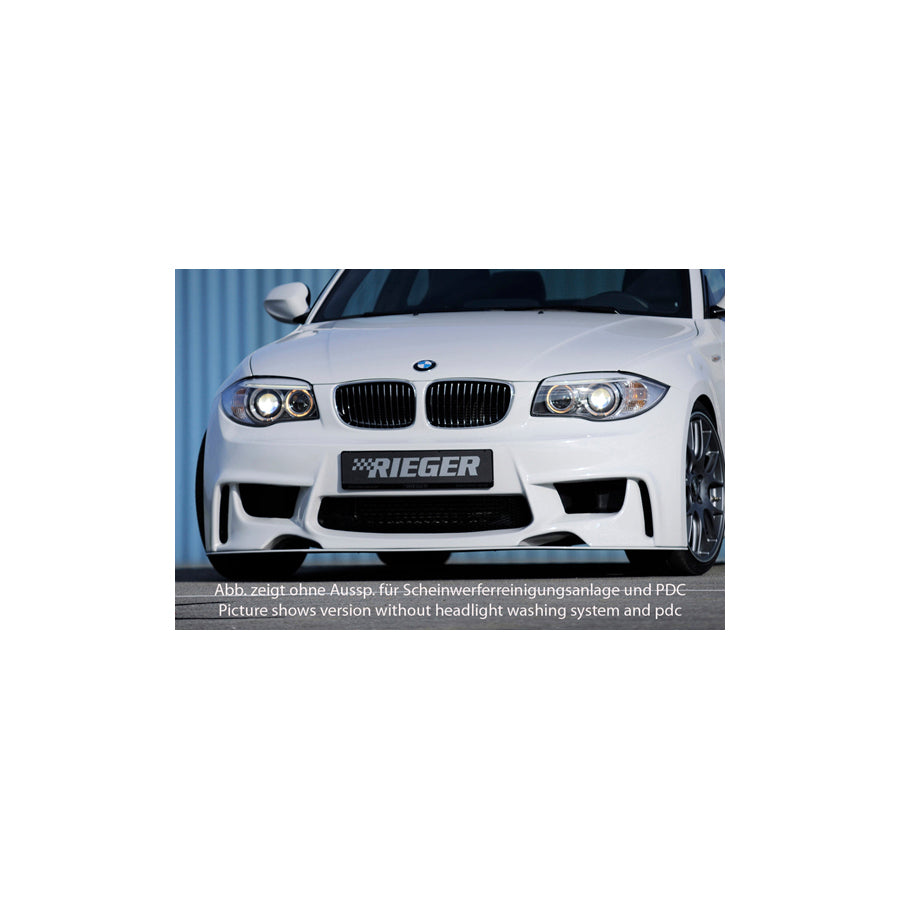Rieger 00035043 BMW E81 E82 E87 E88 Front Bumper 1 |ML Performance UK Car Parts