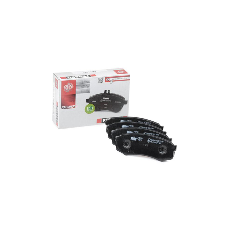 Ferodo Premier Eco Friction Fdb1021 Brake Pad Set Not Prepared For Wear Indicator Without Accessories