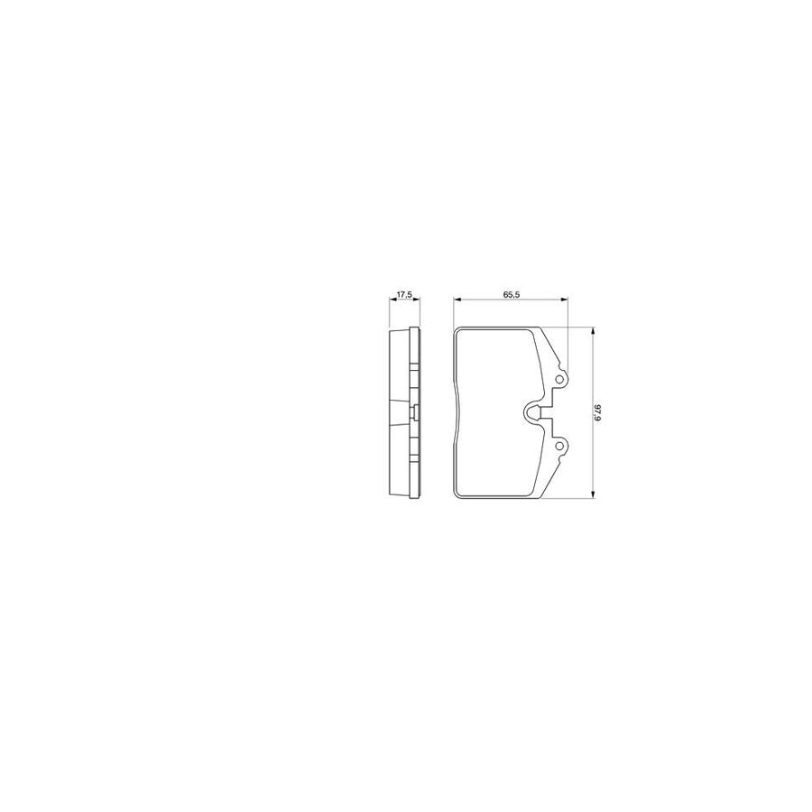 Bosch 0986424103 Brake Pad Set For Audi 80 B4 Avant 8C5 Excl Wear Warning Contact With Mounting Manual BP045