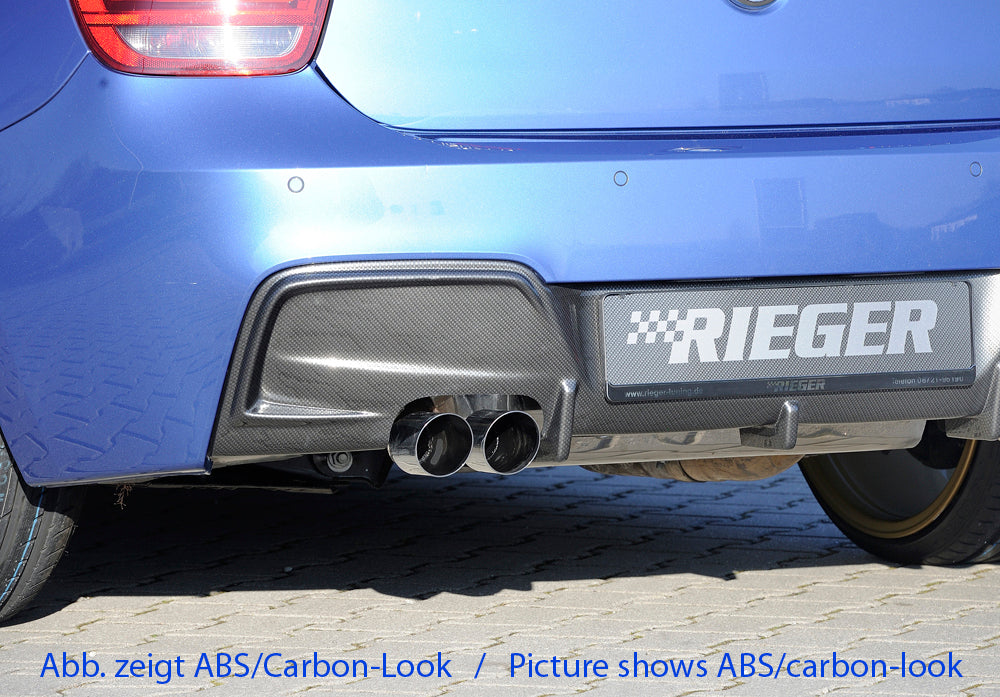 Rieger 00088061 BMW 1 Series F20 F21 Rear Diffuser
