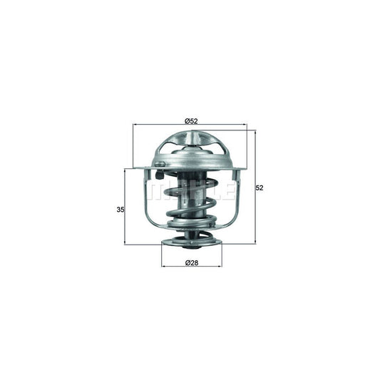 MAHLE ORIGINAL TX 165 88D Engine thermostat Opening Temperature: 88°C, with seal