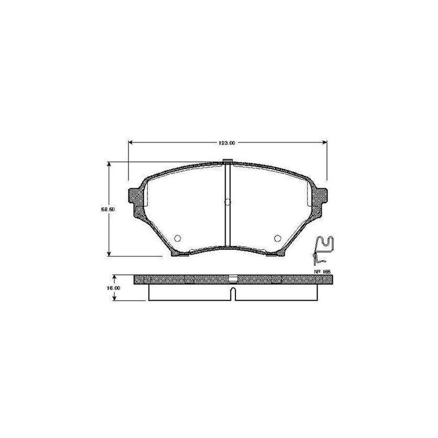Bosch 0986Tb2412 Brake Pad Set For Mazda Mx 5 Ii Nb Excl Wear Warning Contact With Accessories