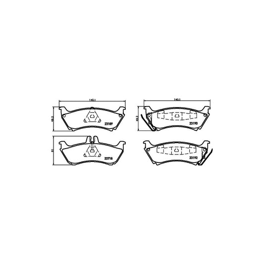 Hella 8DB 355 009 241 Brake Pad Set Suitable For Mercedes Benz Ml Class W163 Prepared For Wear Indicator With Accessories
