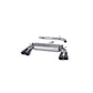 MillTek Audi 8V S3 Non-Resonated Cat-Back Exhaust (Quattro)
