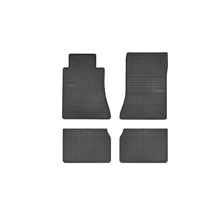 FROGUM Tailored 0784 Floor mat set Elastomer, Front and Rear, Quantity: 4, Black, (LHD)