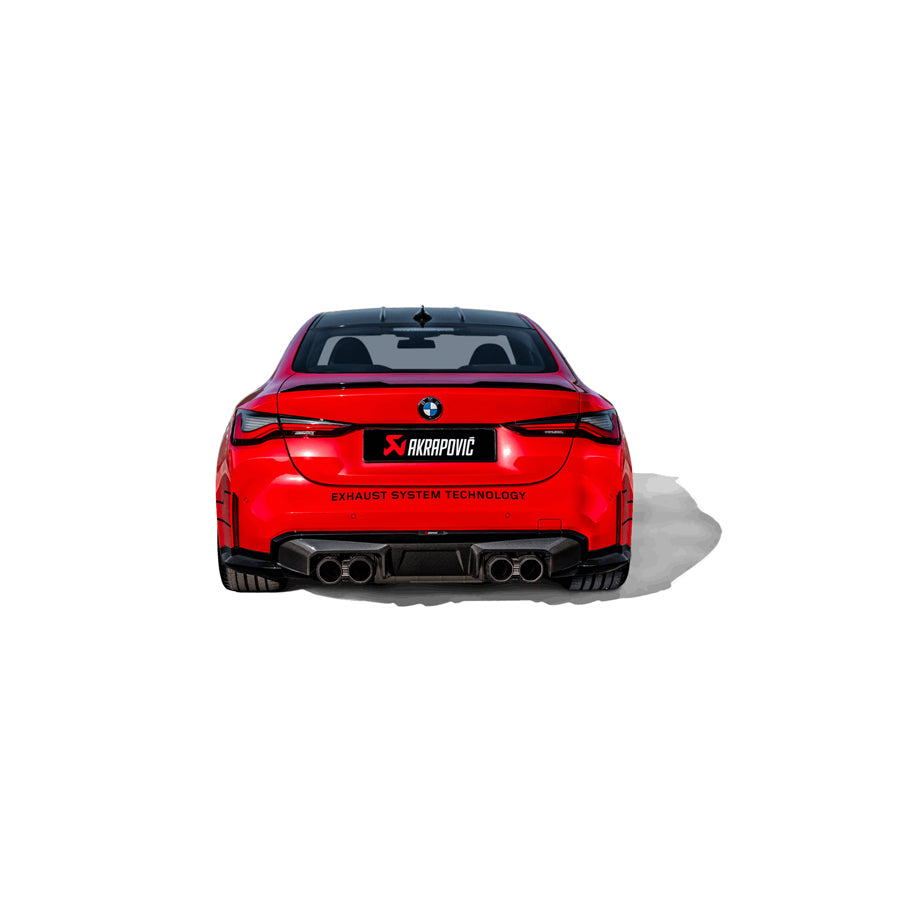 Akrapovic DI-BM/CA/9/GB BMW G80 G82 Rear Carbon Fiber Diffuser - High Gloss Black (Inc. M3 & M4) | Duco Car Parts UK Car Parts