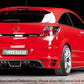 Rieger 00099319 Opel Astra H GTC Rear Diffuser for Twin Tailpipe Left & Right - Carbon-Look