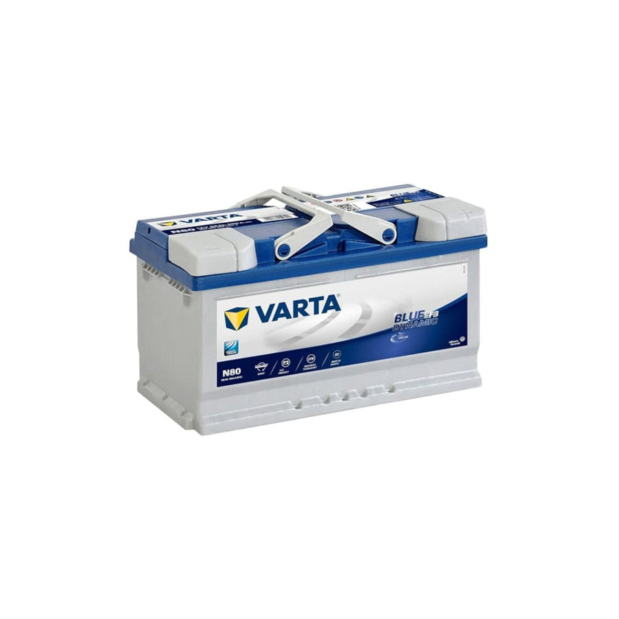 Varta N80 Blue Dynamic EFB Car Battery: Type 110 | Duco Car Parts UK Car Parts
