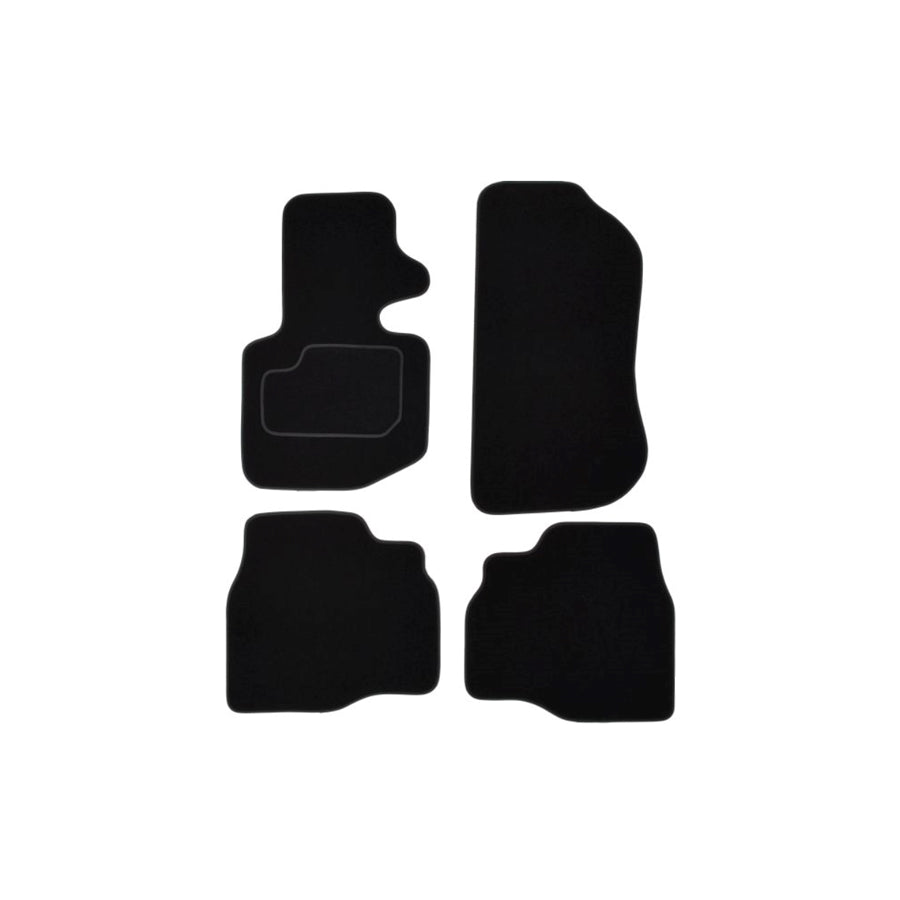 MAMMOOTH Tailored A041 BM40 PRM 01 Floor mat set for BMW 3 Series Textile, Front and Rear, Quantity: 4, Black
