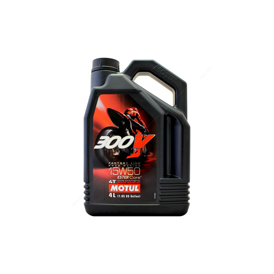 Motul 300V 4T Factory Line 15w-50 Double Ester Synthetic Racing Motorcycle Engine Oil 4l