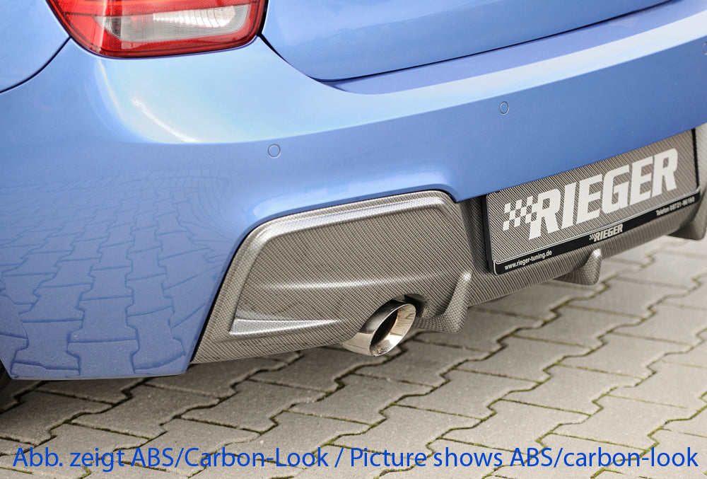 Rieger 00088060 BMW 1 Series F20 F21 Rear Diffuser
