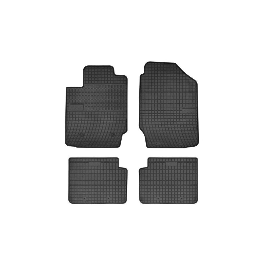 FROGUM Tailored 0801 Floor mat set for TOYOTA Corolla IX Station Wagon (E120) Elastomer, Front and Rear, Quantity: 4, Black, (LHD)