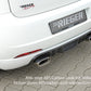 Rieger 00056048 Fiat Grande Punto (199) Rear Diffuser -  Matte Black