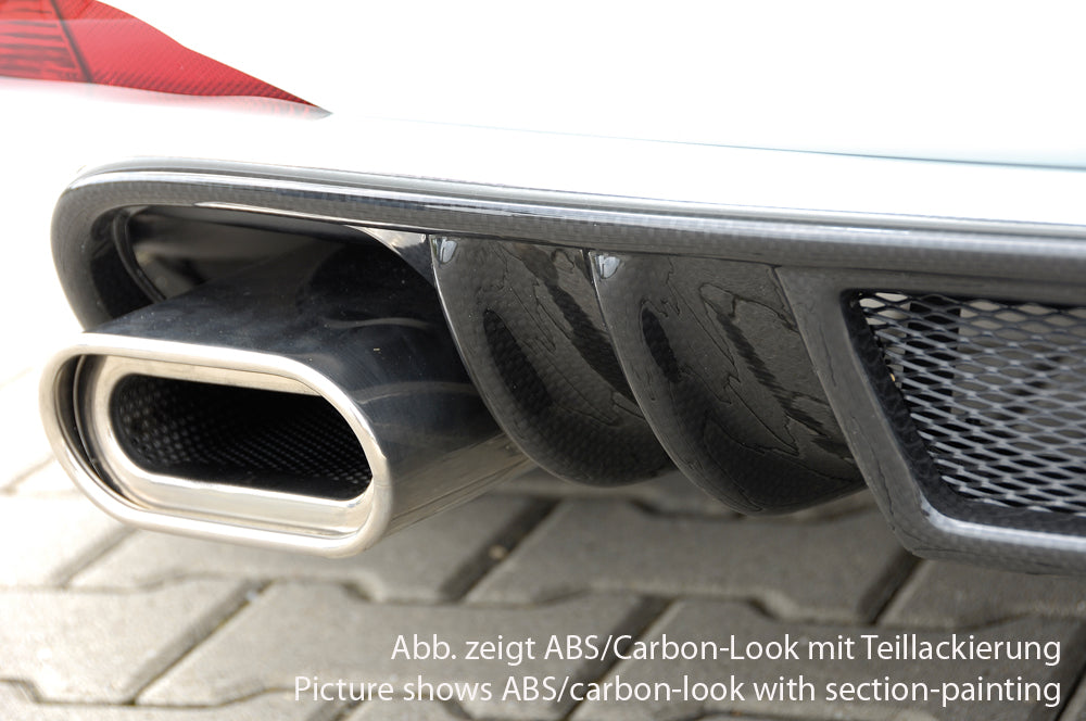 Rieger 00056048 Fiat Grande Punto (199) Rear Diffuser -  Matte Black