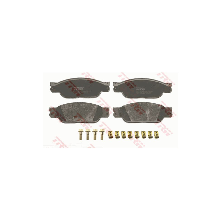 TRW Cotec Gdb1401 Brake Pad Set Not Prepared For Wear Indicator With Brake Caliper Screws With Accessories