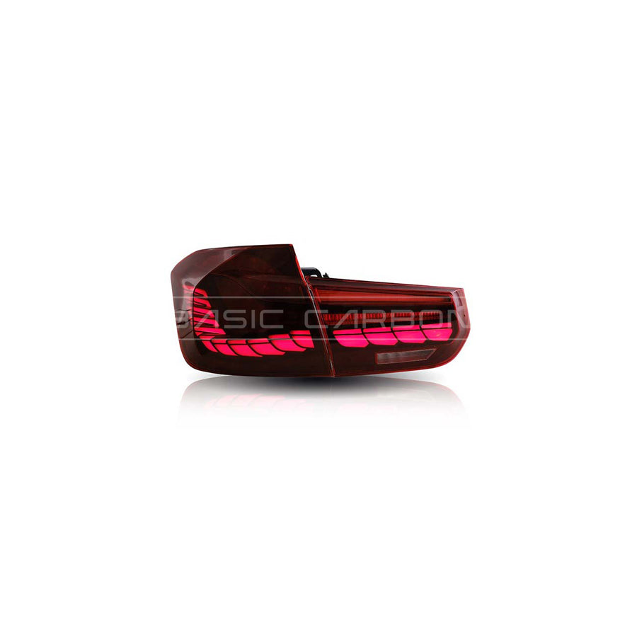 Basic Carbon BMW F30 F35 F80 GTS Style LED Tail Lights (Inc. 330i, 335i, 340i & M3)