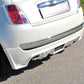 Rieger 00056068 Fiat 500 (312) Rear Diffuser for Tailpipe Left -  Matte Black