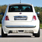 Rieger 00056068 Fiat 500 (312) Rear Diffuser for Tailpipe Left -  Matte Black