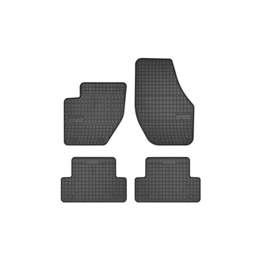 FROGUM Tailored 547044 Floor mat set for VOLVO V40 Hatchback (525, 526) Elastomer, Front and Rear, Quantity: 4, Black, (LHD)
