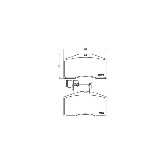 Brembo P 85 053 Brake Pad Set For Audi A8 D2 4D2 4D8