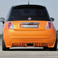 Rieger 00056067 Fiat 500 (312) Rear Diffuser for Twin Tailpipe Centre -  Matte Black