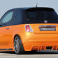 Rieger 00056067 Fiat 500 (312) Rear Diffuser for Twin Tailpipe Centre -  Matte Black