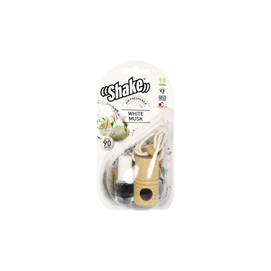 Shake Refill, up to 90 days, White Musk, Shake 1710770 Car air freshener Blister Pack, Bottle, Contents: 4.5ml, with sealing plug