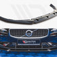 Maxton Design VO-S60-3-RDESIGN-FD1T Front Splitter V.1 Volvo S60/v60 R-design MK3 (2018-) | Duco Car Parts UK Car Parts