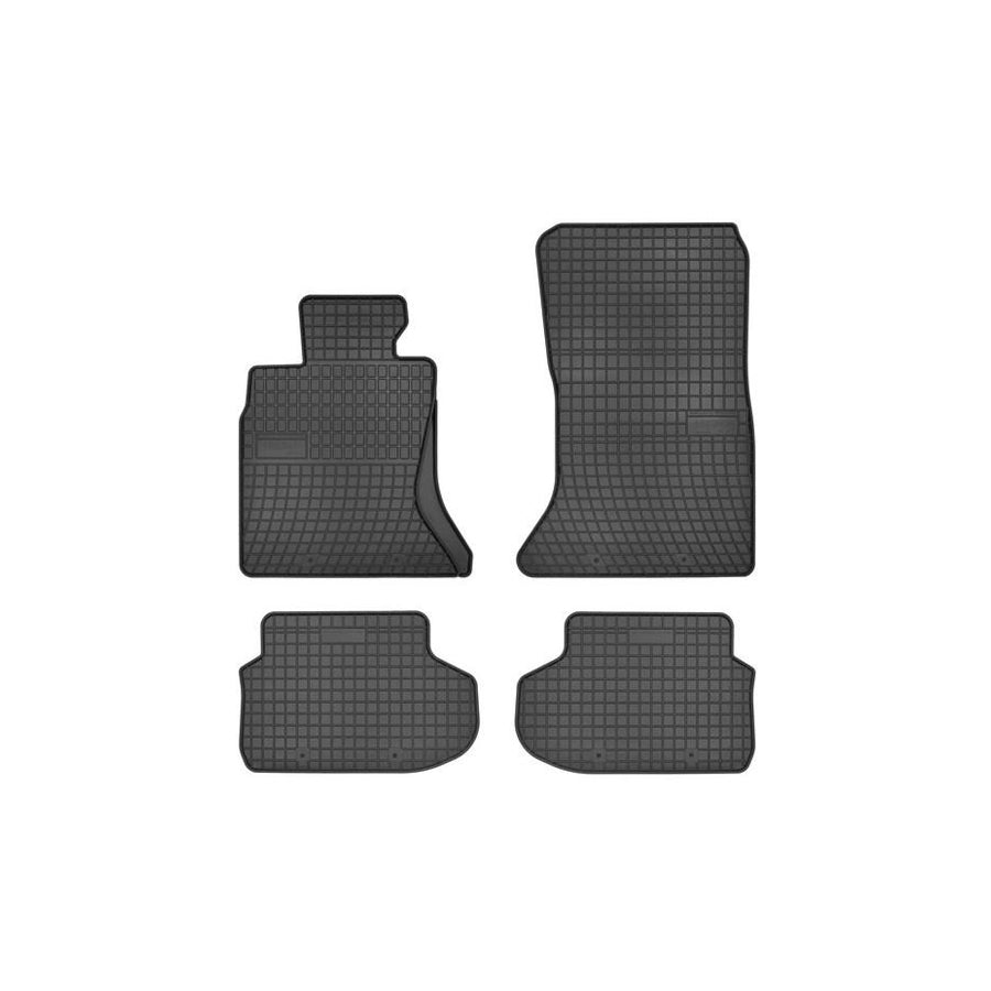 FROGUM Tailored 542780 Floor mat set for BMW 5 Series Elastomer, Front and Rear, Quantity: 4, Black, (LHD)